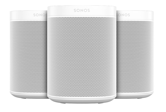 Sonos One SL Wit Triple Pack