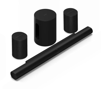 Sonos ARC ultra + 2x Era100 SL Zwart+ Sub Mini Zwart 