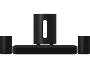 Sonos Beam Zwart + 2x Era 100 SL Zwart + Sub Mini Zwart
