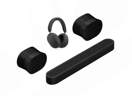 Sonos Beam Ultra + 2x Era 300 + Ace Ultra (Zwart)