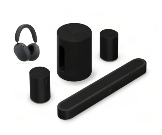 Sonos Beam Ultra + 2x Era 100 + Sub Mini + Ace Ultra (Zwart)